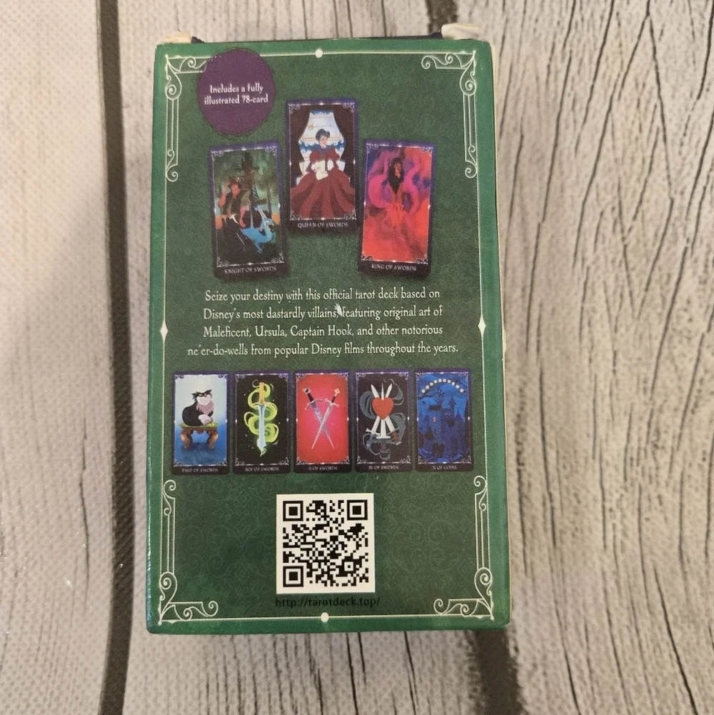 Disney Villains Tarot Cards Deck Playing Game Card, Good Fortune Divination Gift